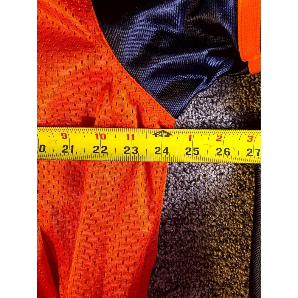 Vintage Auburn Tigers NCAA Football Jacket Mens Orange Navy Full Zip Winter #01 - Picture 11 of 15